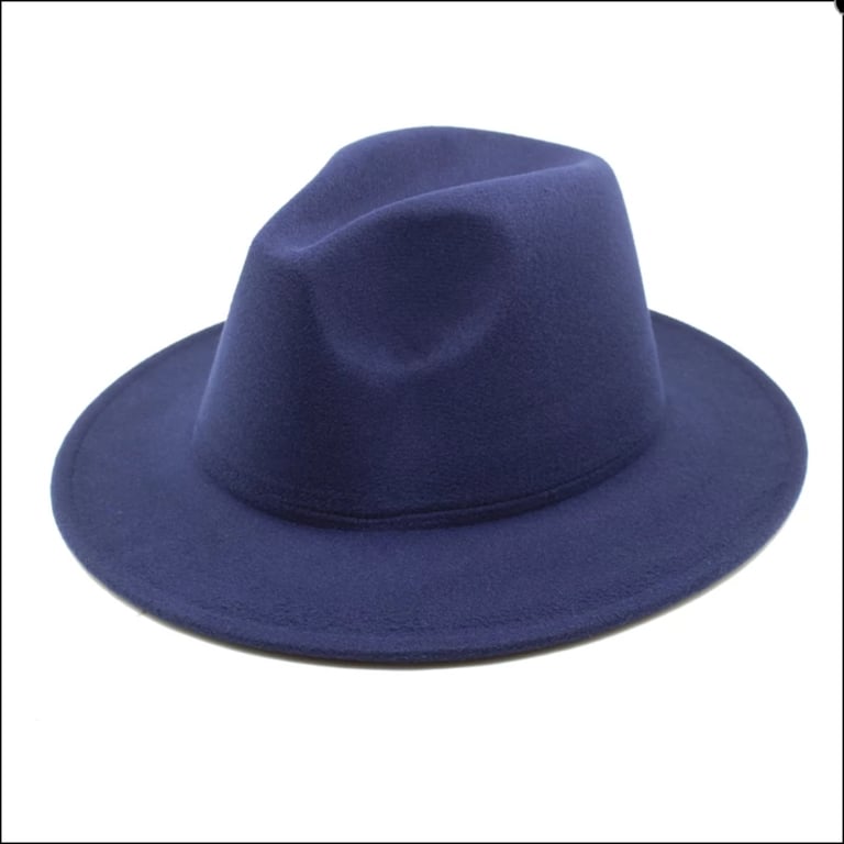 Solid Color Fedora Hats Image 2