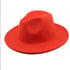 Solid Color Fedora Hats Image 3