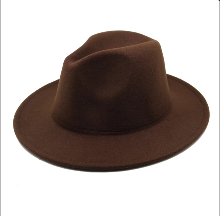 Solid Color Fedora Hats Image 4