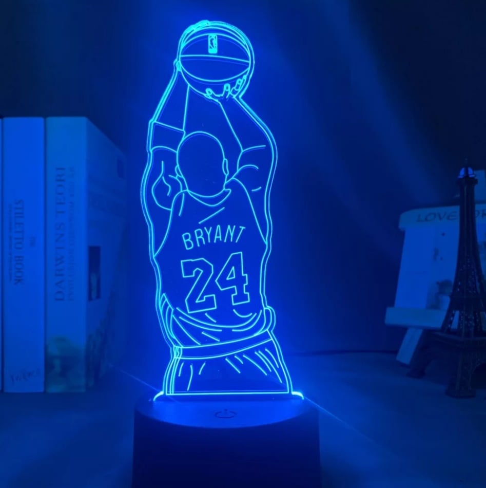 Image of Kobe Bryant LED Light Lamp with remote and 16 colors