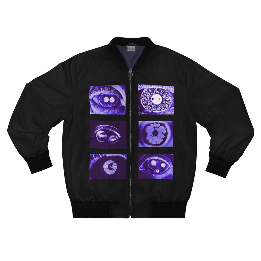 Image of VISION PURPLE/BLACK BOMBER JACKET