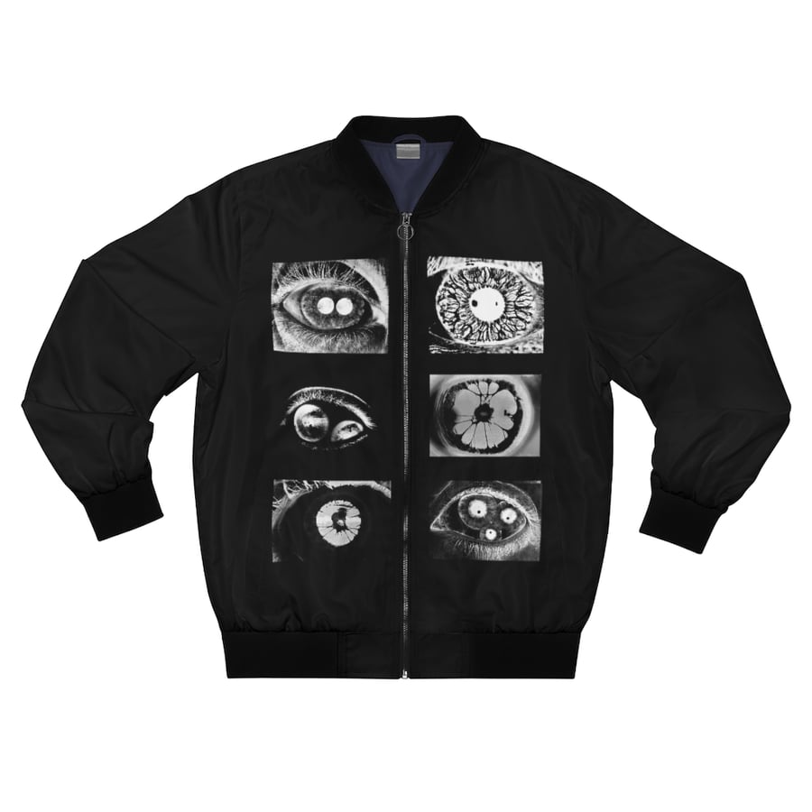 Image of VISION WHITE/BLACK BOMBER JACKET