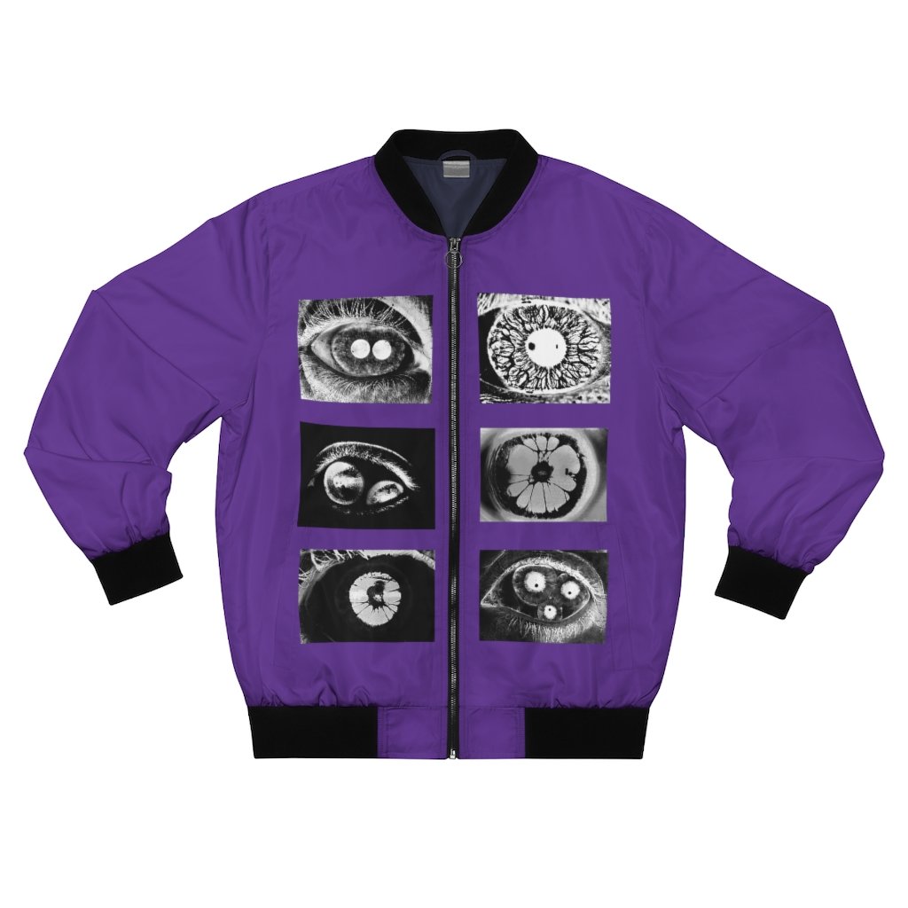 Men's Aspen Leather Bubble Bomber Jacket [Purple] – LeatherKloset