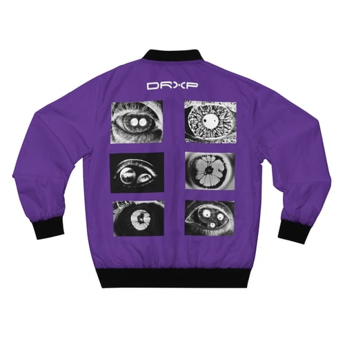 Image of VISION PURPLE BOMBER JACKET