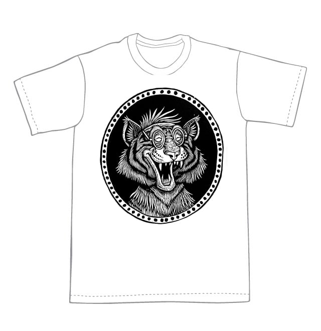 Groovy Tiger T-shirt (A1) **FREE SHIPPING**