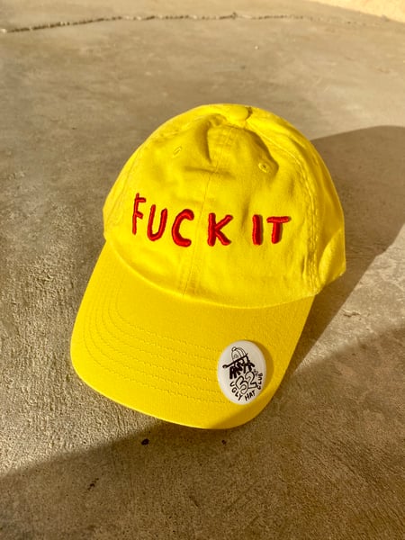 Image of Fuck It Cap (yellow)