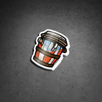 Barril de Bomba (Sticker Premium)