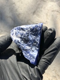 Image 3 of SODALITE HALF POLISHED ALTAR STONE - BRAZIL