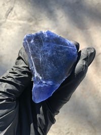 Image 2 of SODALITE HALF POLISHED ALTAR STONE - BRAZIL