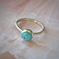 Image 1 of Small Turquoise Ring