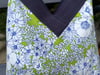 Sac Yvonne blue summer sky and green flowers