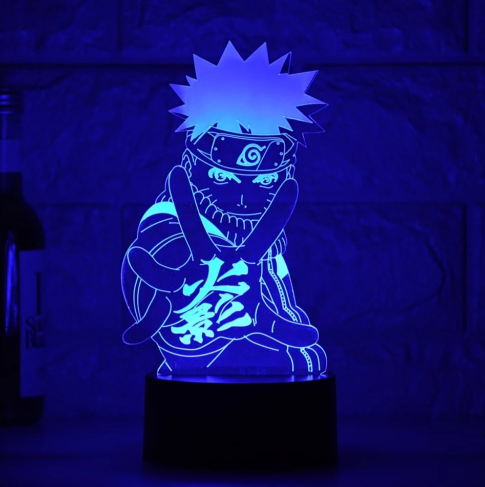 Image of Naruto LED Lamp With Remote With 16 Colors