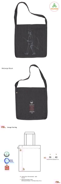 Image 4 of Mr Death Organic Cotton Classic Tote Bag