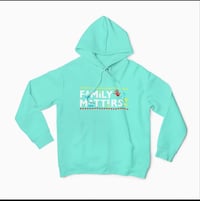 Image 1 of Family Matters Kid Hoodie - Teal