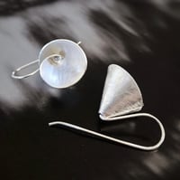 Image 2 of Tulip Silver Earrings
