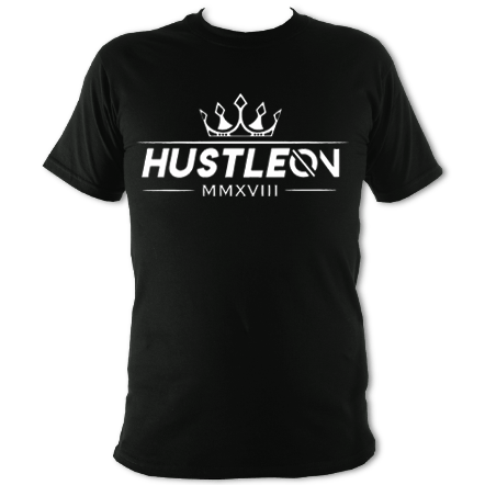 Image of Hustle On Black T-Shirt