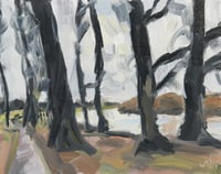 Image 1 of Winter Tree Study (Rickerby Park) - Framed Original