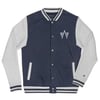 ANIWAVE x Champion - "VARSITY CAPTAIN" Iconic White Embroidered Bomber Jacket