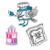 Frosting University Three Sticker Set