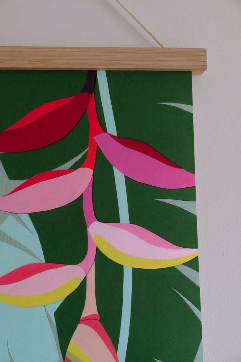 'Jungle Heliconia' Giclée Print Image 2