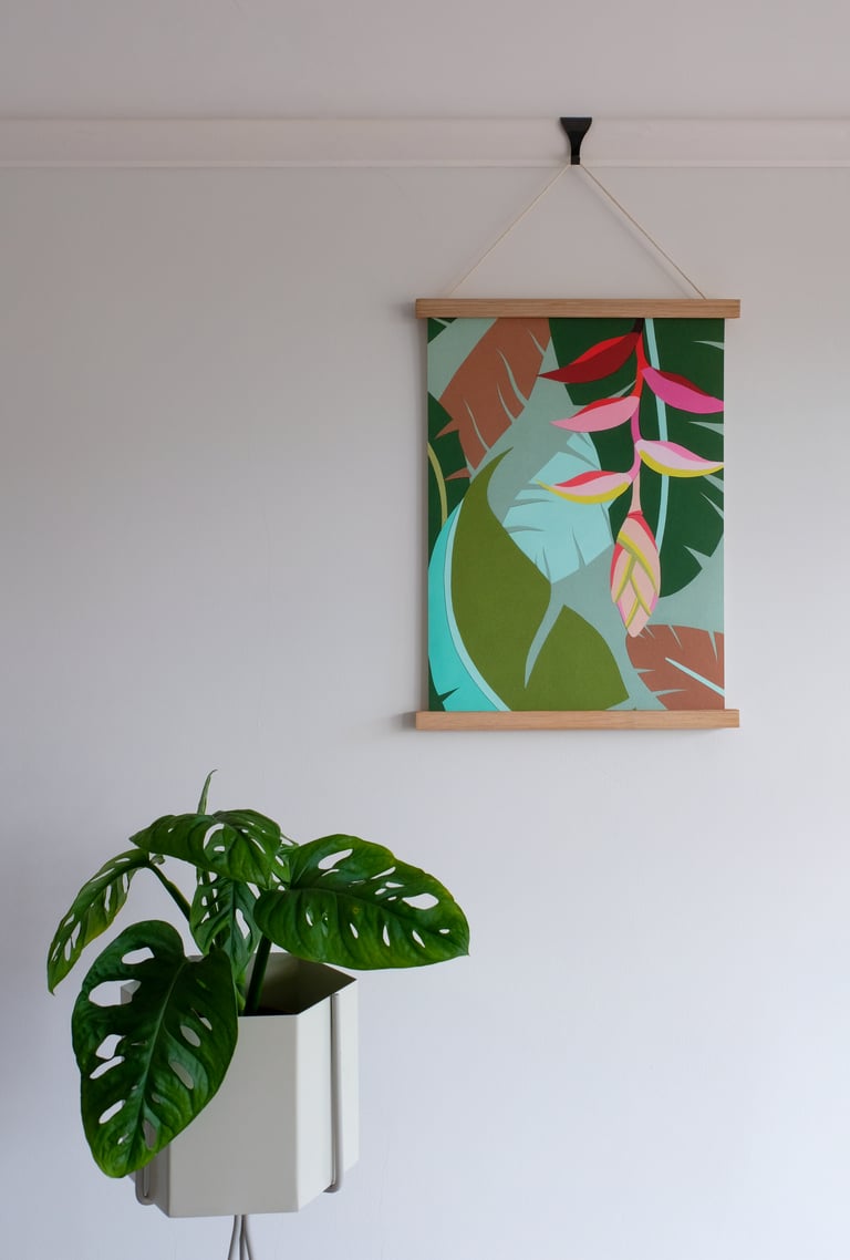 'Jungle Heliconia' Giclée Print Image 3