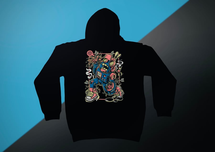 Image of DFUNKT Fallen Robot Hoodie