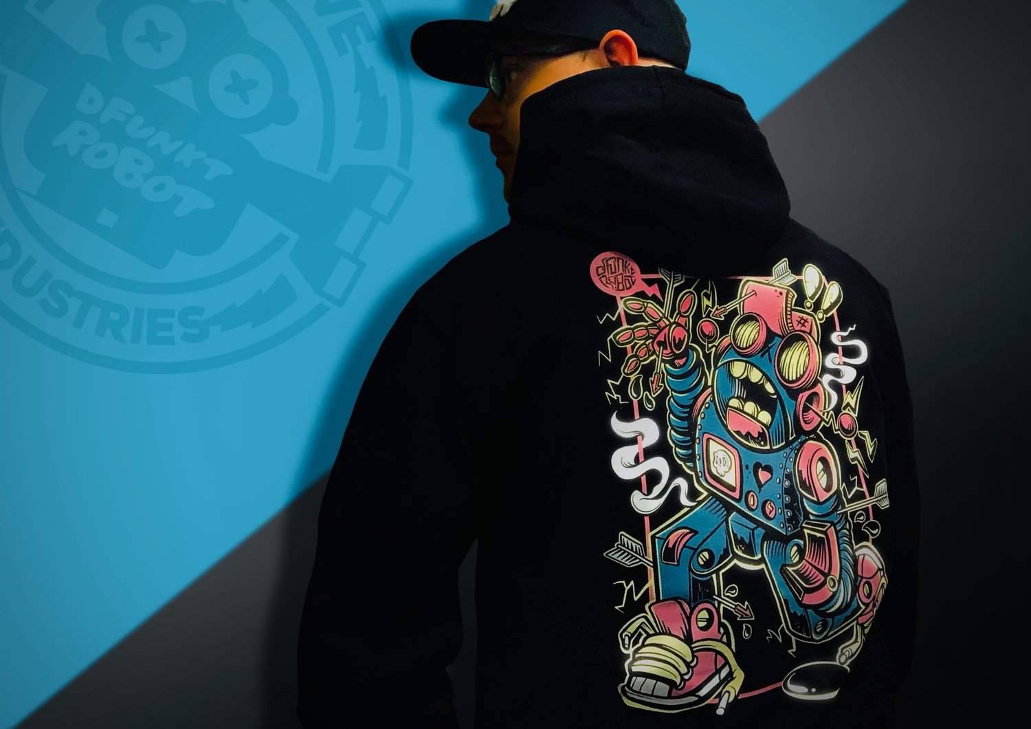 Image of DFUNKT Fallen Robot Hoodie