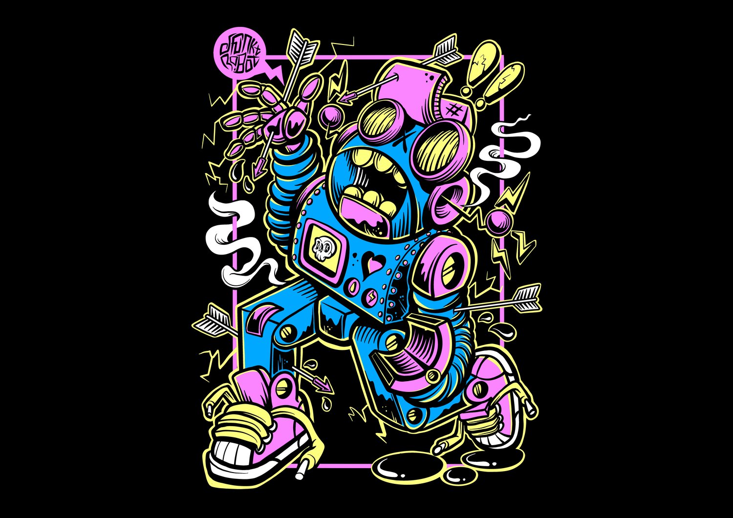 Image of DFUNKT Fallen Robot Hoodie