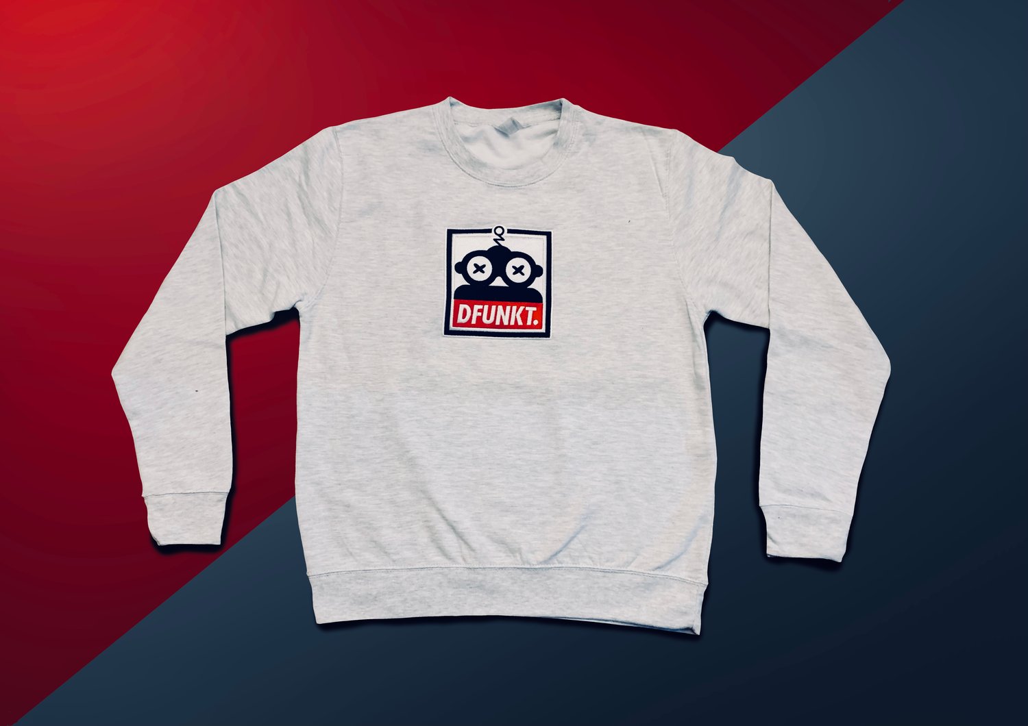 Image of DFUNKT Boxed Logo Sweatshirt (Ash)