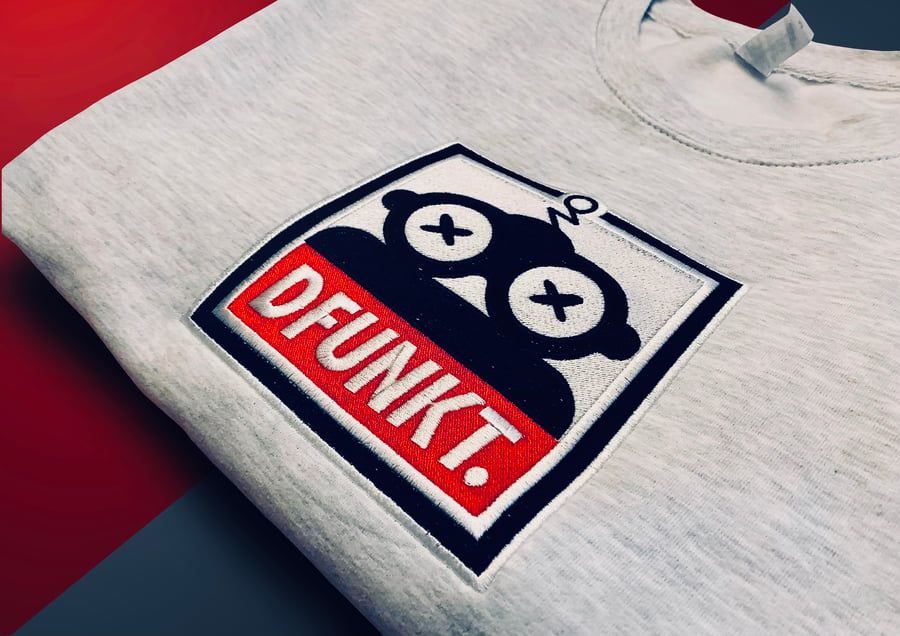 Image of DFUNKT Boxed Logo Sweatshirt (Ash)