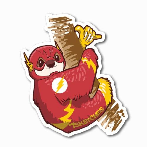 Image of Flash Sloth Sticker