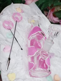 Image 2 of Strawberry Milk 6" Waterpipe Set