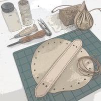 Image 2 of Little Drawstring Pouch Purse Kit