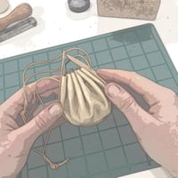 Image 1 of Little Drawstring Pouch Purse Kit