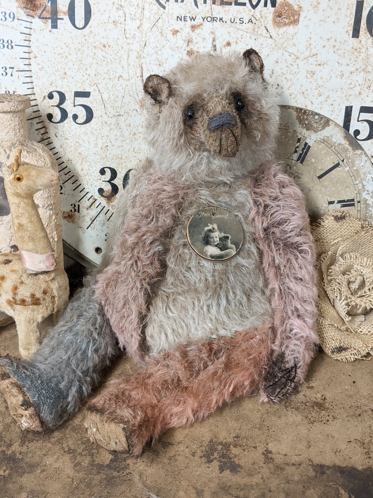 Image of SCRAPS...a special edition 12.5" Mohair Teddy Bear (Mien Liebling) by Whendi's Bears