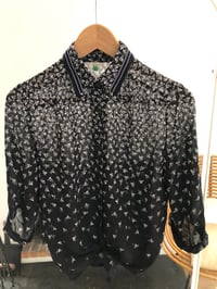 Image 2 of Blouse vintage japonais motif décroissant 