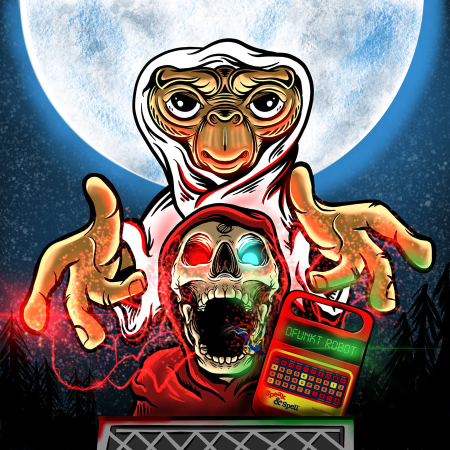 Image of ET Speak and Spell Art Print