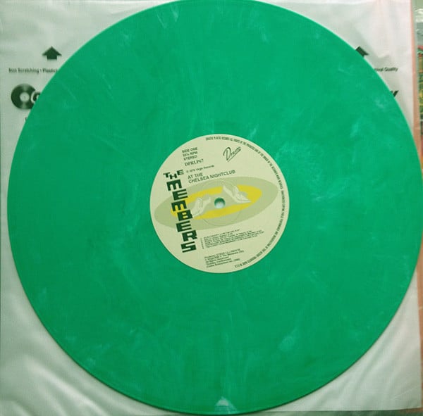 the MEMBERS - "At The Chelsea Nightclub" LP - Green Vinyl