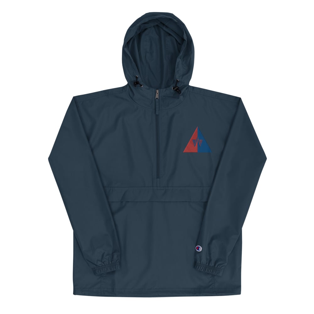 ANIWAVE x Champion - "GEMINI Pyramid" Embroidered Packable Jacket (Unisex)