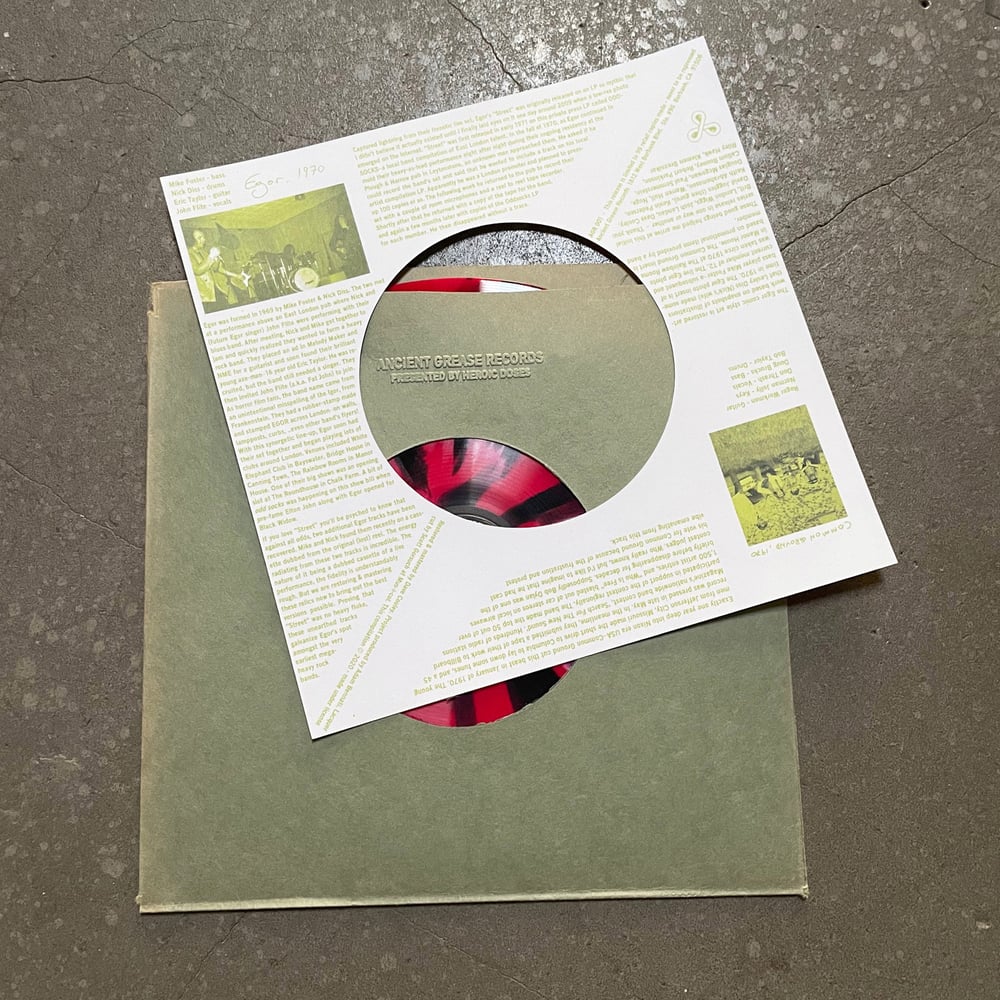 EGOR/COMMON GROUND •••Split 7"••• SPLATTER VINYL - EDITION OF 61