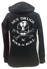 Image 1 of Marc Vachon custom SDR&R Black Black Zip Hoodie