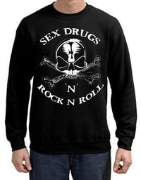 Marc Vachon custom SDR&R Black Crewneck Sweatshirt