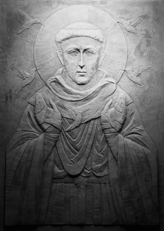 Image of St. Francis of Assisi Relief
