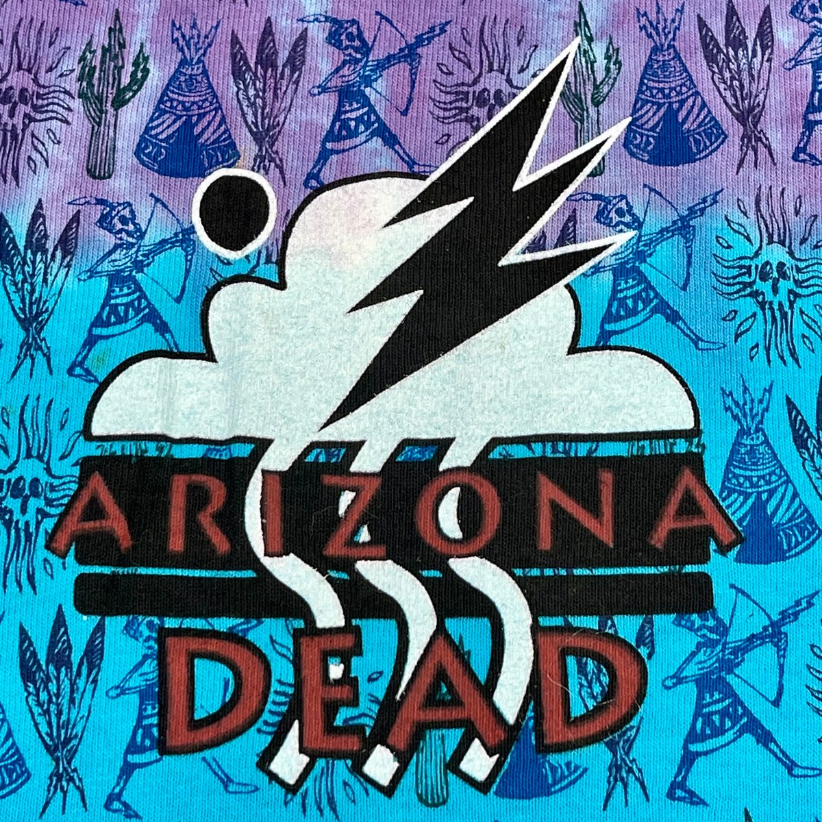 Original Vintage Grateful Dead 1990’s Arizona Dead All Over Print Tee! Large!
