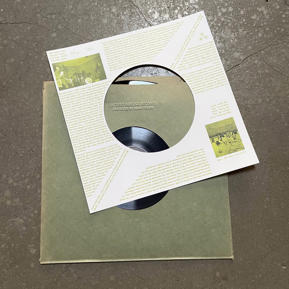 EGOR/COMMON GROUND •••Split 7"••• BLACK VINYL - EDITION OF 13