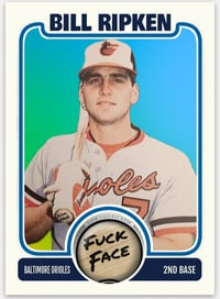 Image 1 of Bill Ripken F**k Face Baseball Card