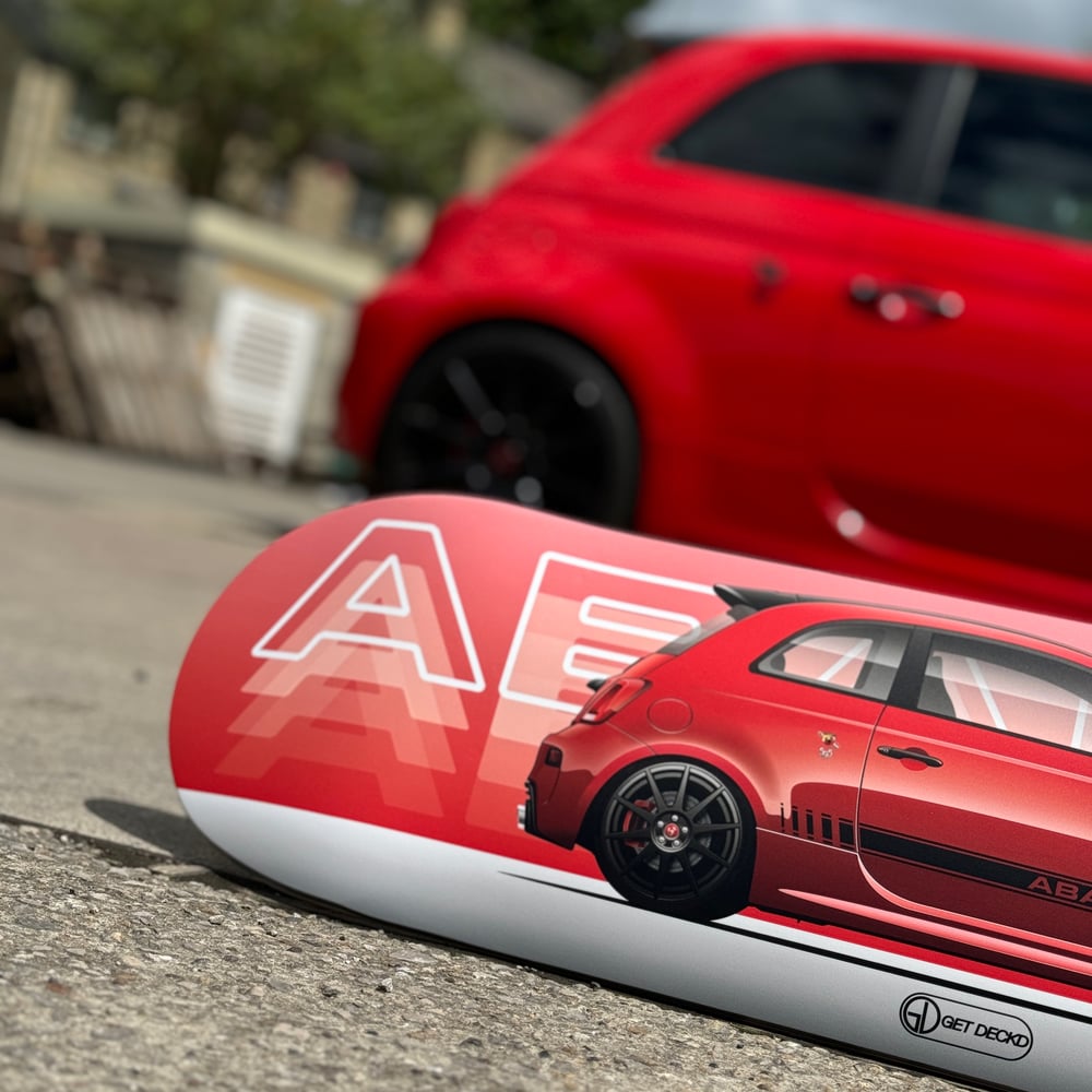 Image of ABARTH decorative skate deck deal + free wall mounts!