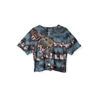 Image 1 of S Crop Tee in Ember Ice Dye #4
