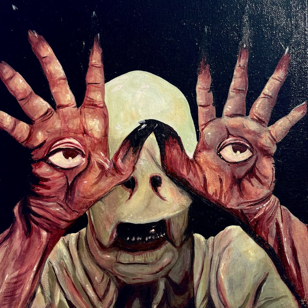 Pale Man Painting