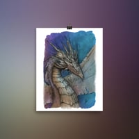 Image 4 of Rock Dragon Print (color)